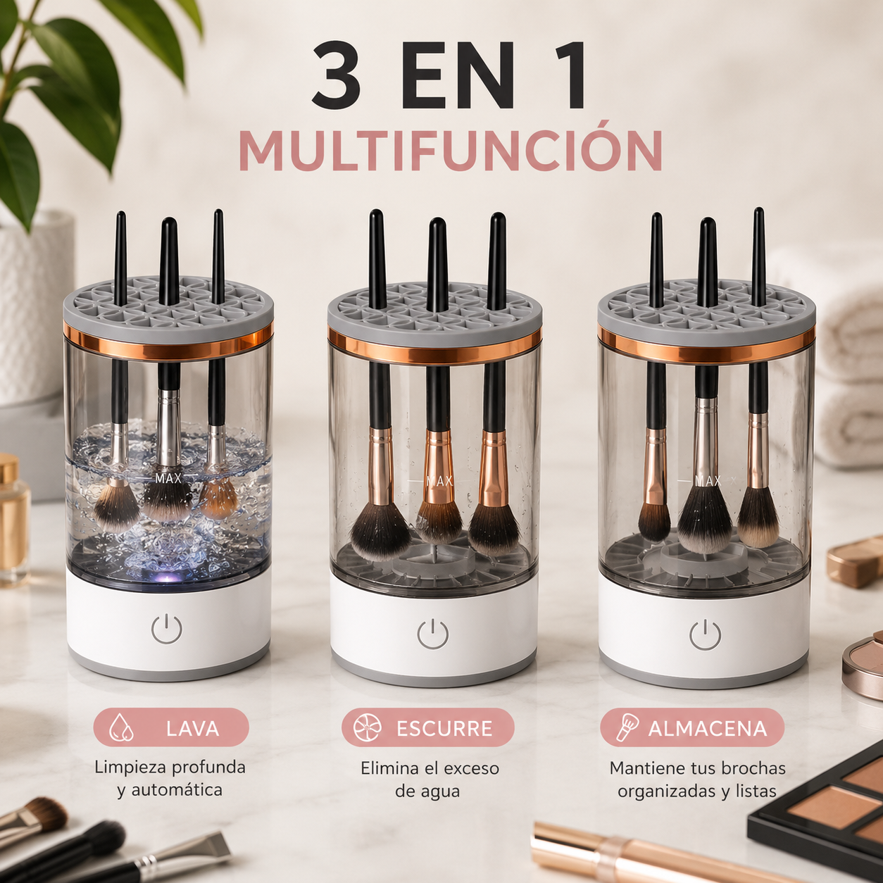 LIMPIADOR DE BROCHAS ELÉCTRICO