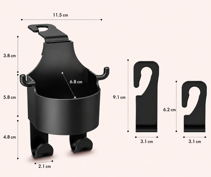 PACK DE 4 PORTA VASOS PARA AUTOS